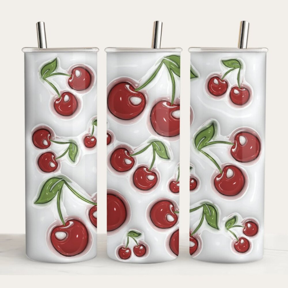 Red Cherry 20 oz Tumbler